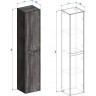 Пенал подвесной Pino Pasadena R BELBAGNO KRAFT KRAFT-1600-2A-SC-PP-R